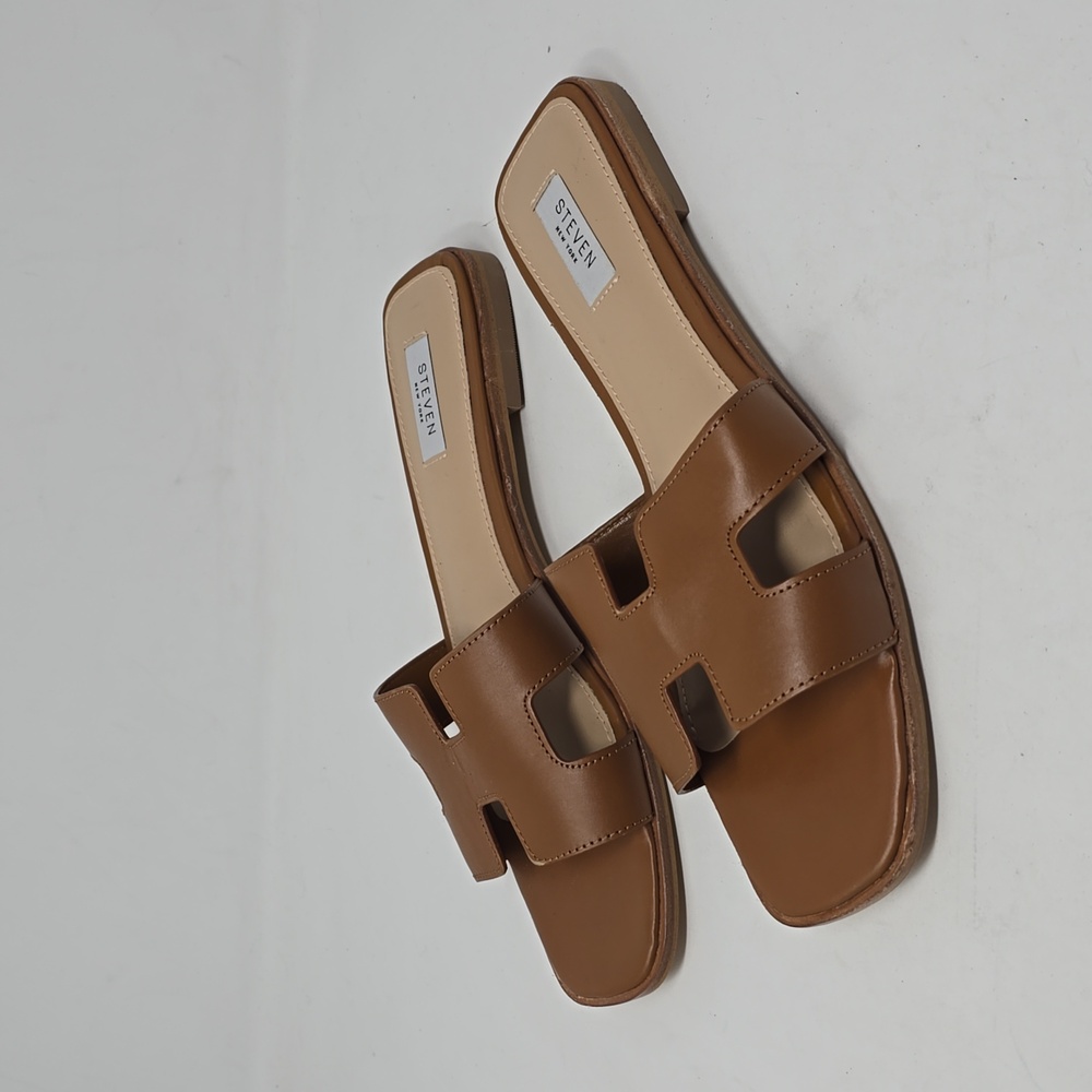 Steven New York Hadyn Slip On Sandals Brown Sizre 11